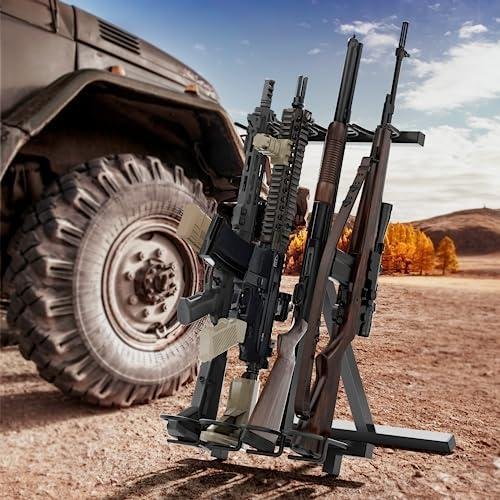 Perfect Gun Care Anywhere: Our Foldable Rifle ​Rack Review