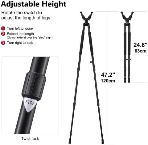 Hunting Success: Our Top‌ Pick for Adjustable Bipod Sticks