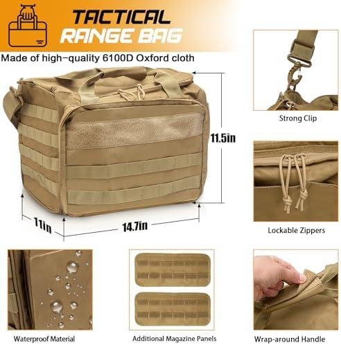 Our⁢ Tactical Range Bag: Ultimate Companion for Shooters