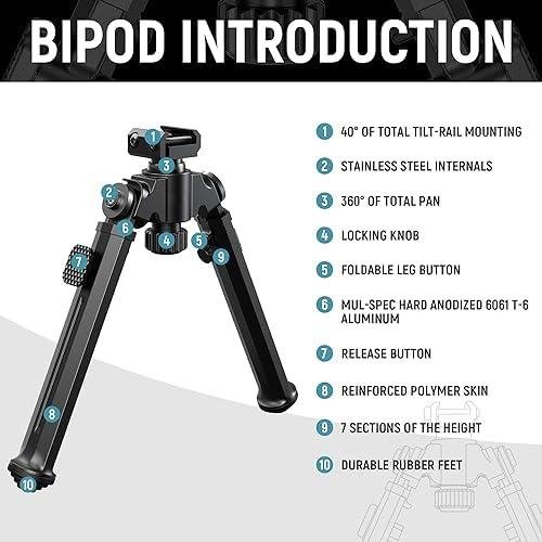 Maximize ‌Our Accuracy: Discover ‍the 360° Swivel Bipod