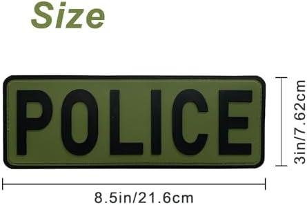 Patch Perfect: Personalize with Police PVC Precision!