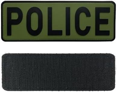 Patch Perfect: Personalize with Police PVC Precision!