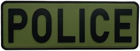 Patch Perfect: Personalize with ‍Police PVC Precision!