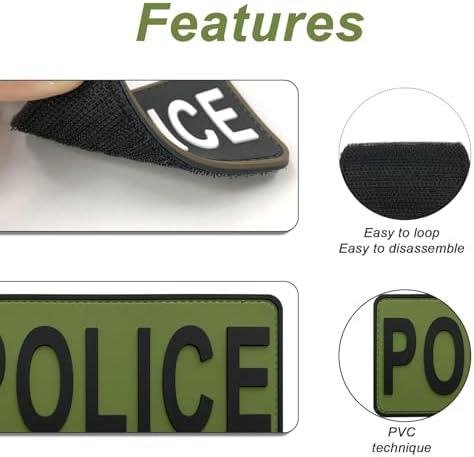 Patch Perfect: Personalize with Police PVC Precision!