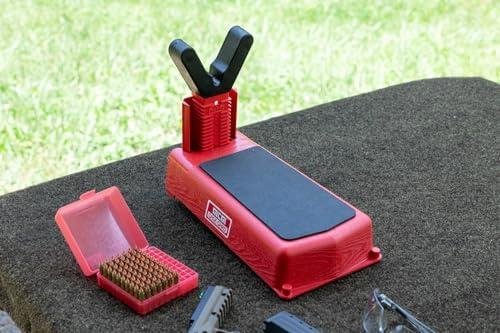 Discover Handgun Mastery with MTM PR-30 red Rest