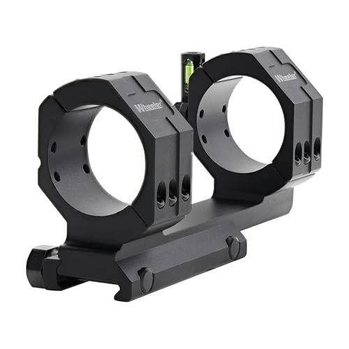 Wheeler 1 Piece Pic Rail Cantilever Scope Mounts with Integrated Anti-Cant Indicator for Leveling, Shooting and Gunsmithing
