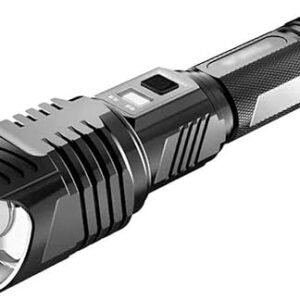 RKUVPAE LED Tactical Flashlight, Ultra Bright LED Flashlights, High Lumen, Zoomable, 4 Modes, Water Resistant Flash Light for Camping Accessories, Emergency Gear for hu∩ting, Camping, Emergencies
