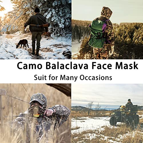Camo Balaclava Ski Mask for Cold Weather – Windproof & Warm Design - Image 7