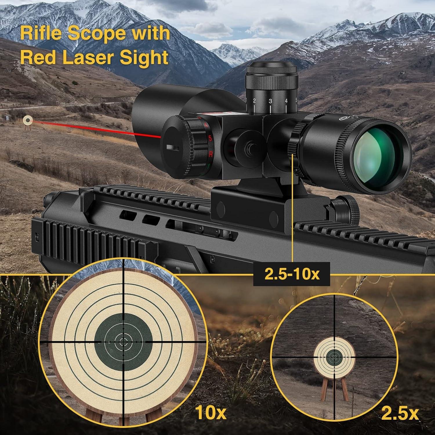 We Field-Test CVLIFE 2.5-10x40e Red/Green Scope