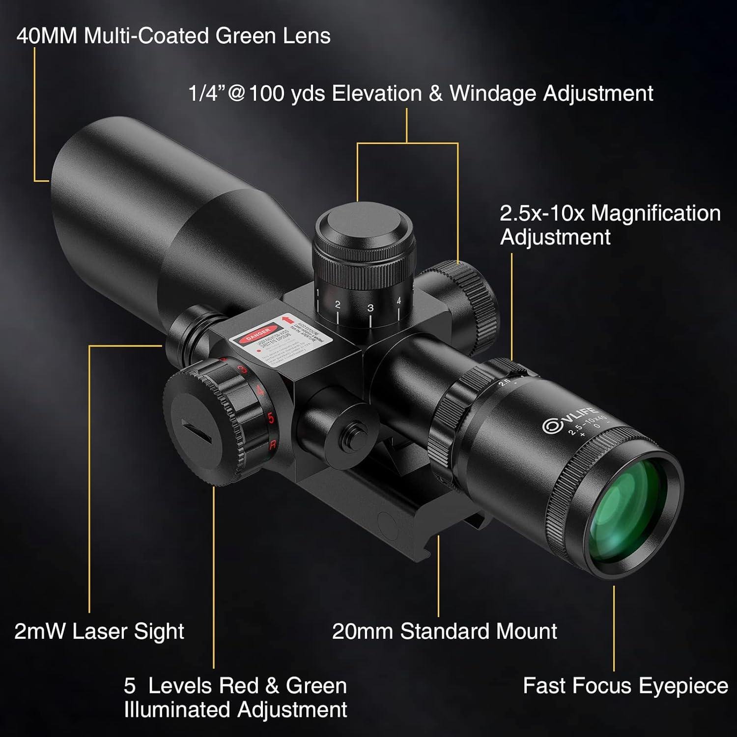 We Field-Test CVLIFE 2.5-10x40e Red/Green Scope