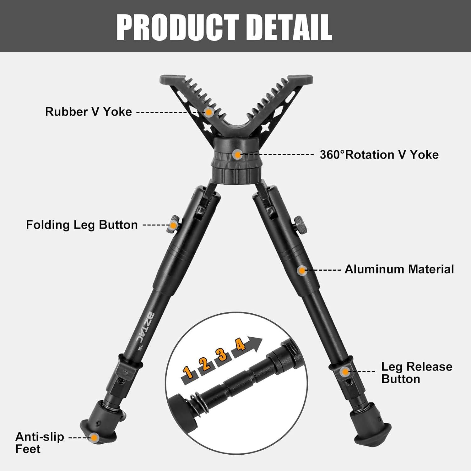 Master the Wild: Our Take on the BZTAC⁤ tactical Bipod