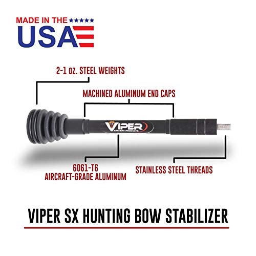 VIPER SX Aluminum Hunting Bow Stabilizer Review – USA Made Quality - Image 2