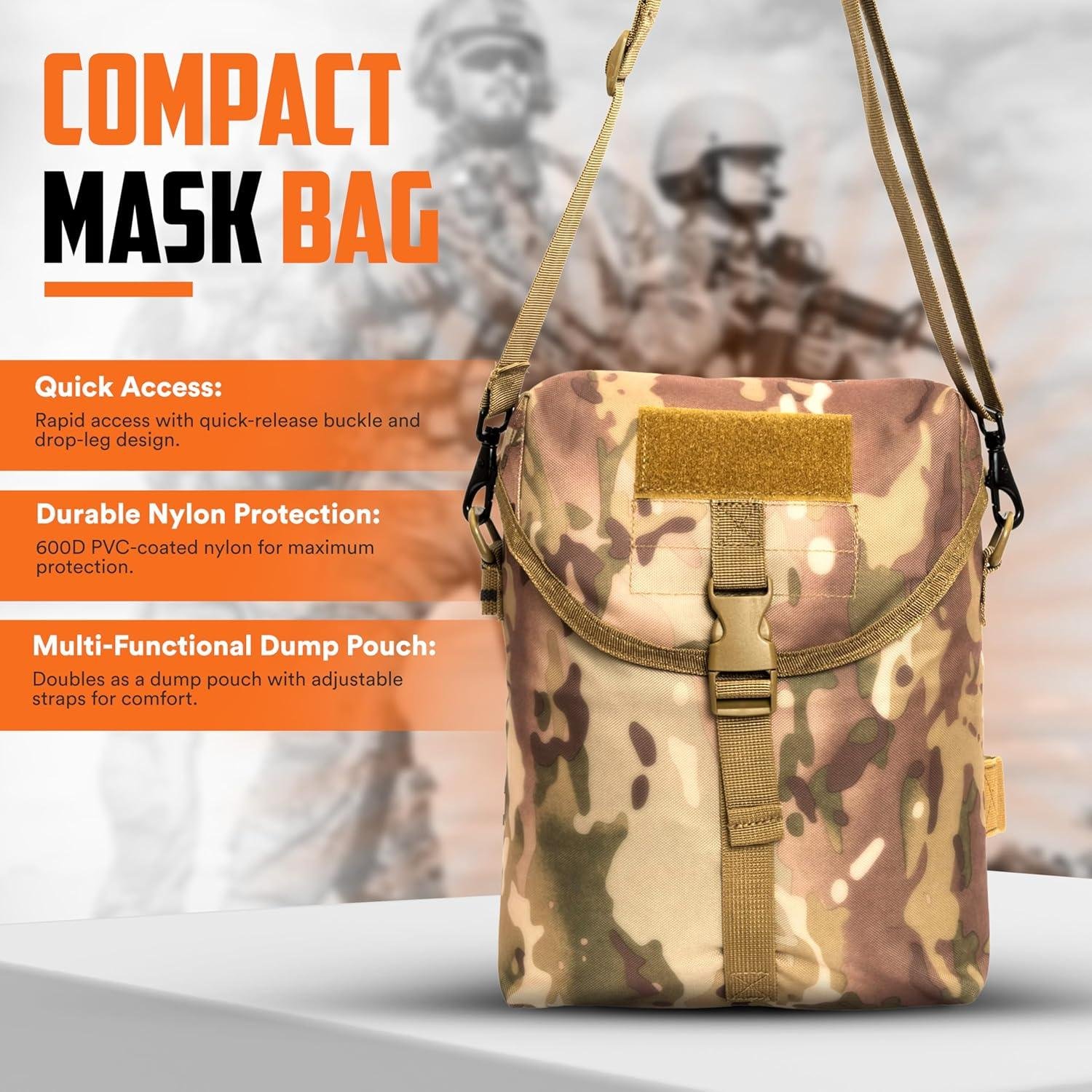 Stay Prepared: Our Take on⁢ the MIRACAM Gas Mask Pouch