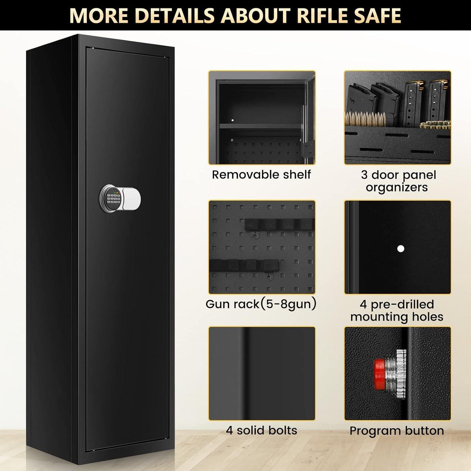 Our Take on the Tiskgg 8-Gun Fireproof Safe: Secure in Style