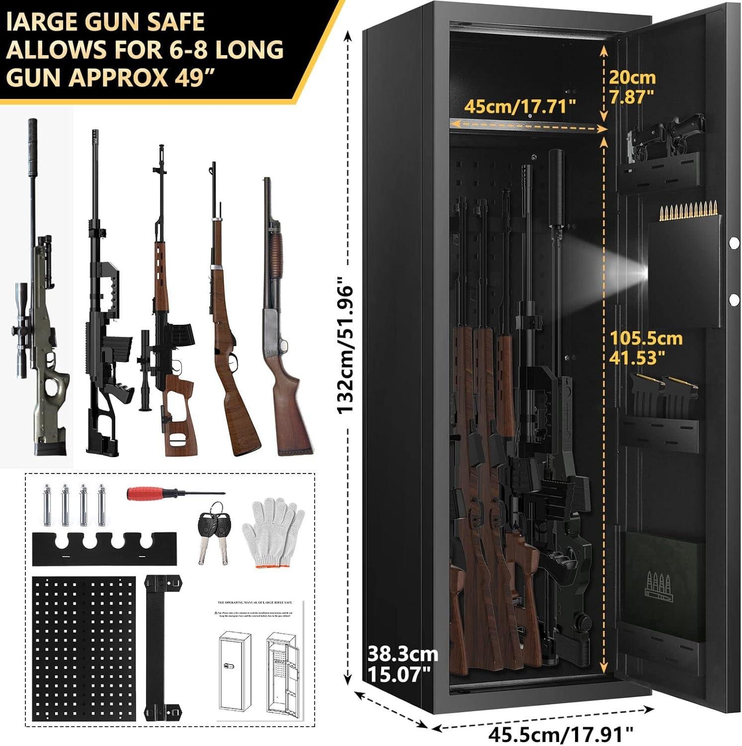 Our Take on the Tiskgg 8-Gun Fireproof Safe:⁣ Secure in Style