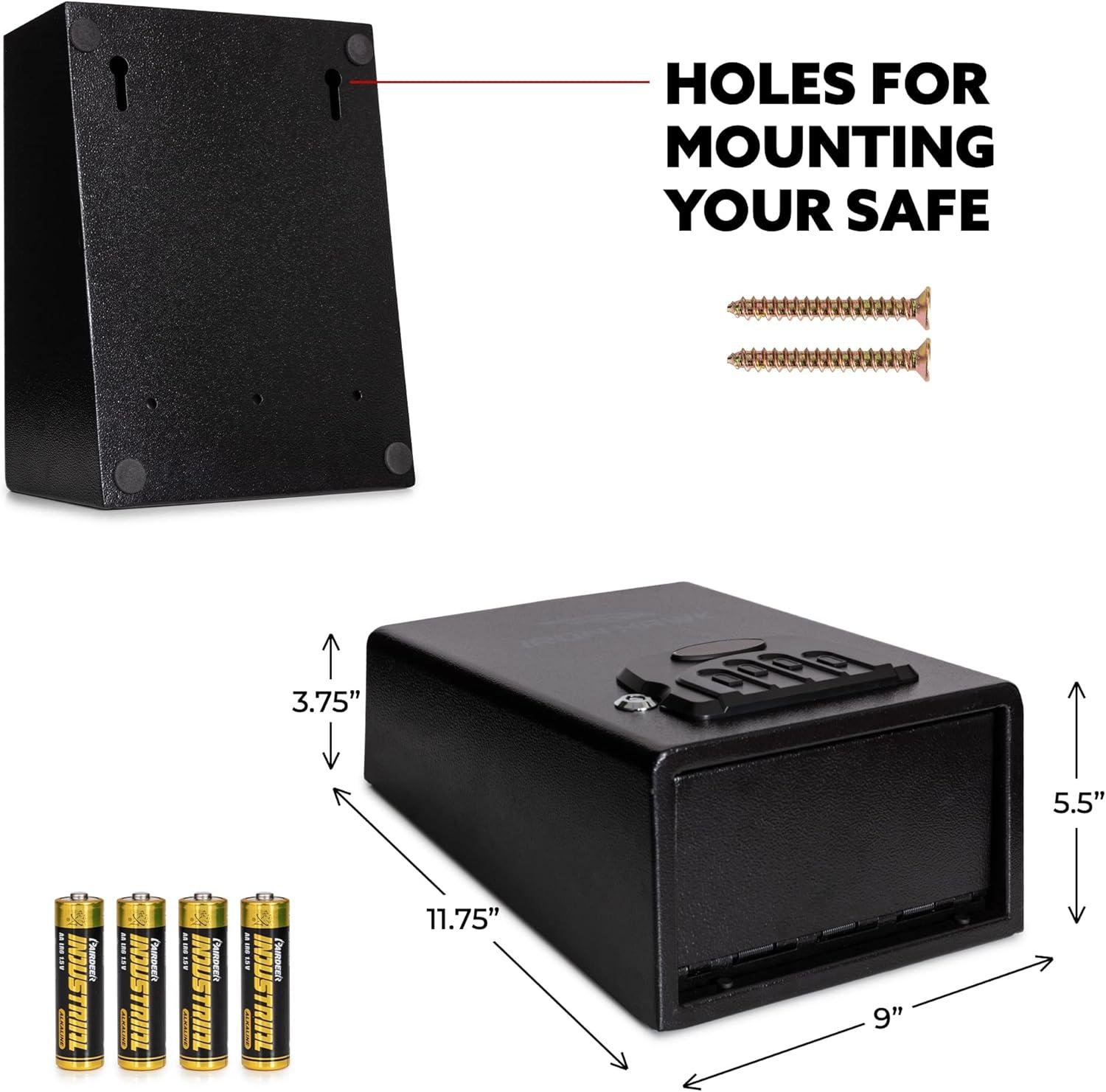 Iron Hawk Safe: Reliable Security for Nightstands & More