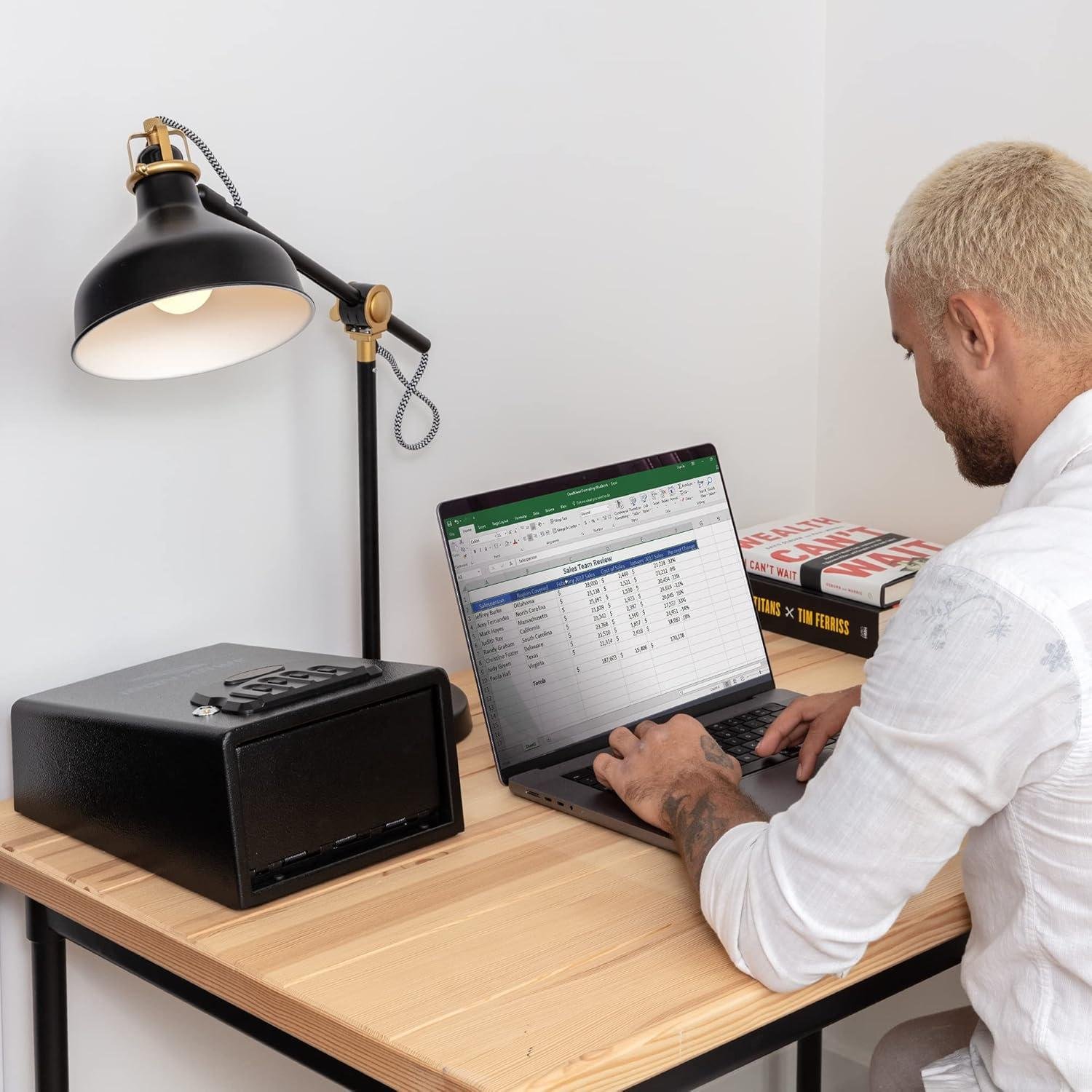 Iron Hawk Safe: Reliable Security for Nightstands & More