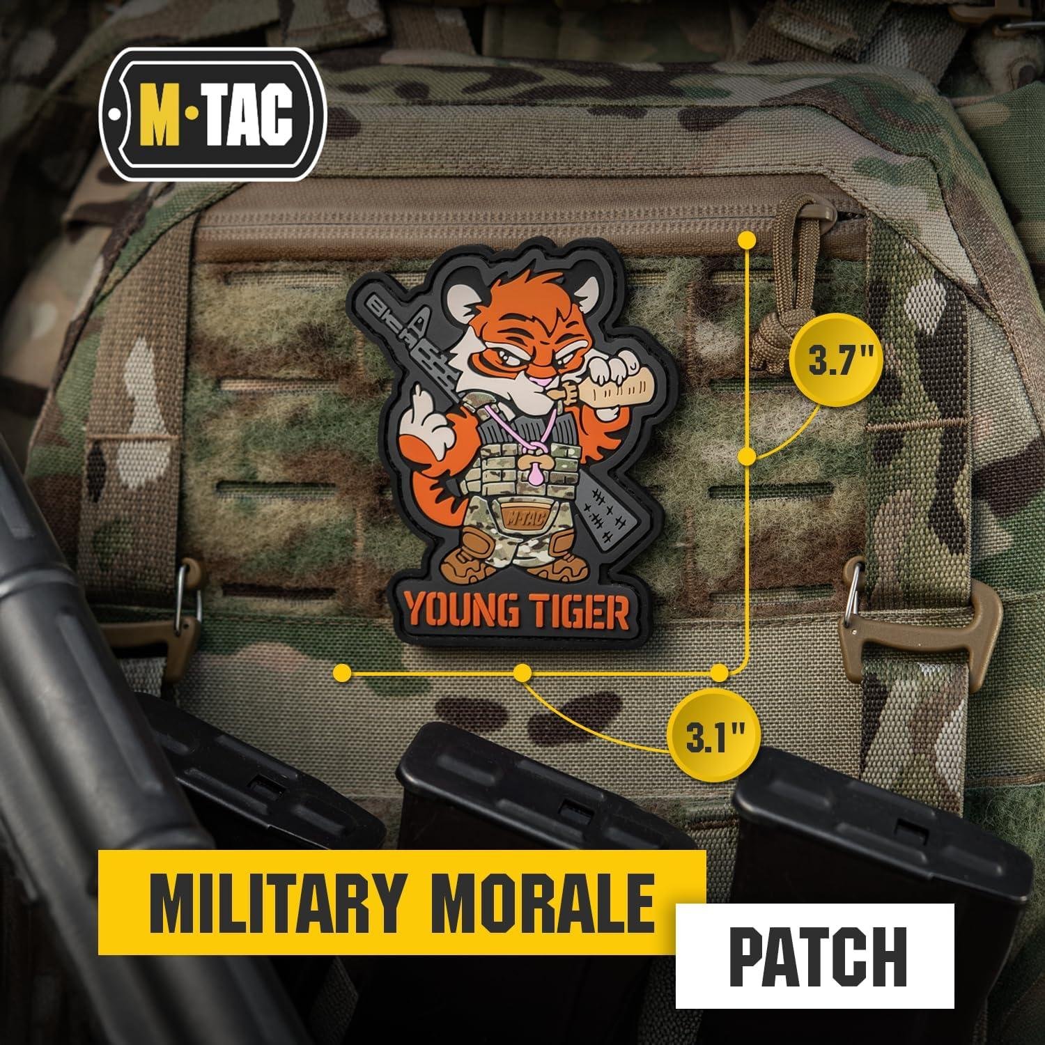 Rallying roars: our Take on the⁢ M-Tac‍ Young Tiger Patch