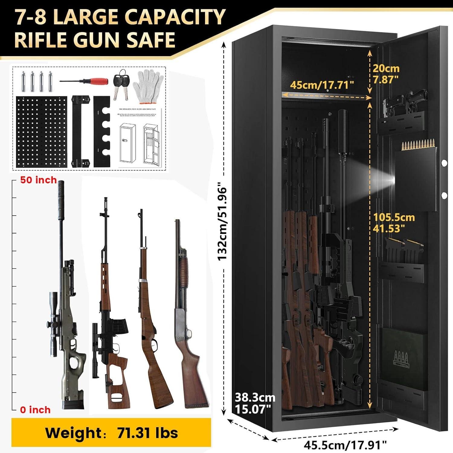 Discover Our Top Pick: The Tepafac Rifle Gun Safe Review