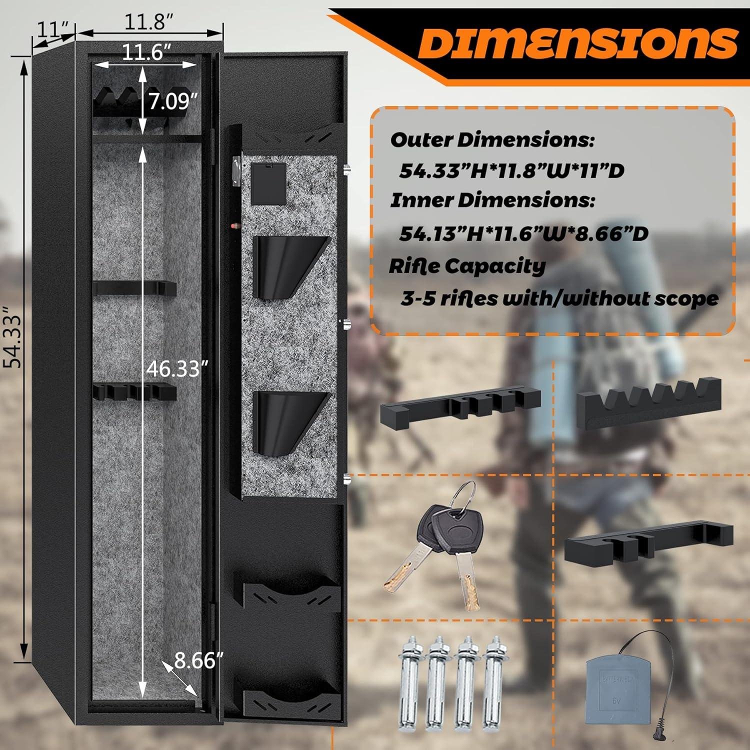 Our Peace of Mind: Reviewing the KAER Gun Safe's Features