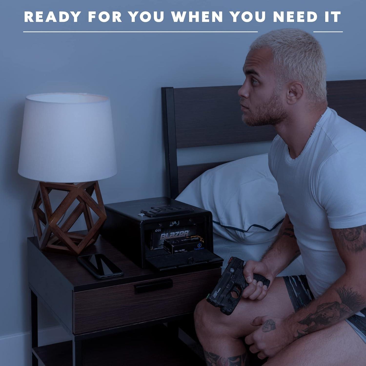 Iron Hawk Safe:‍ Reliable Security for Nightstands & More
