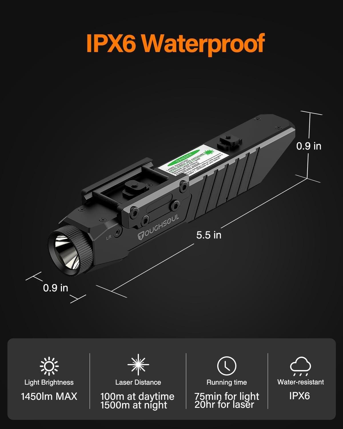 We Put TOUGHSOUL's 1450-Lumen Laser Light to Work