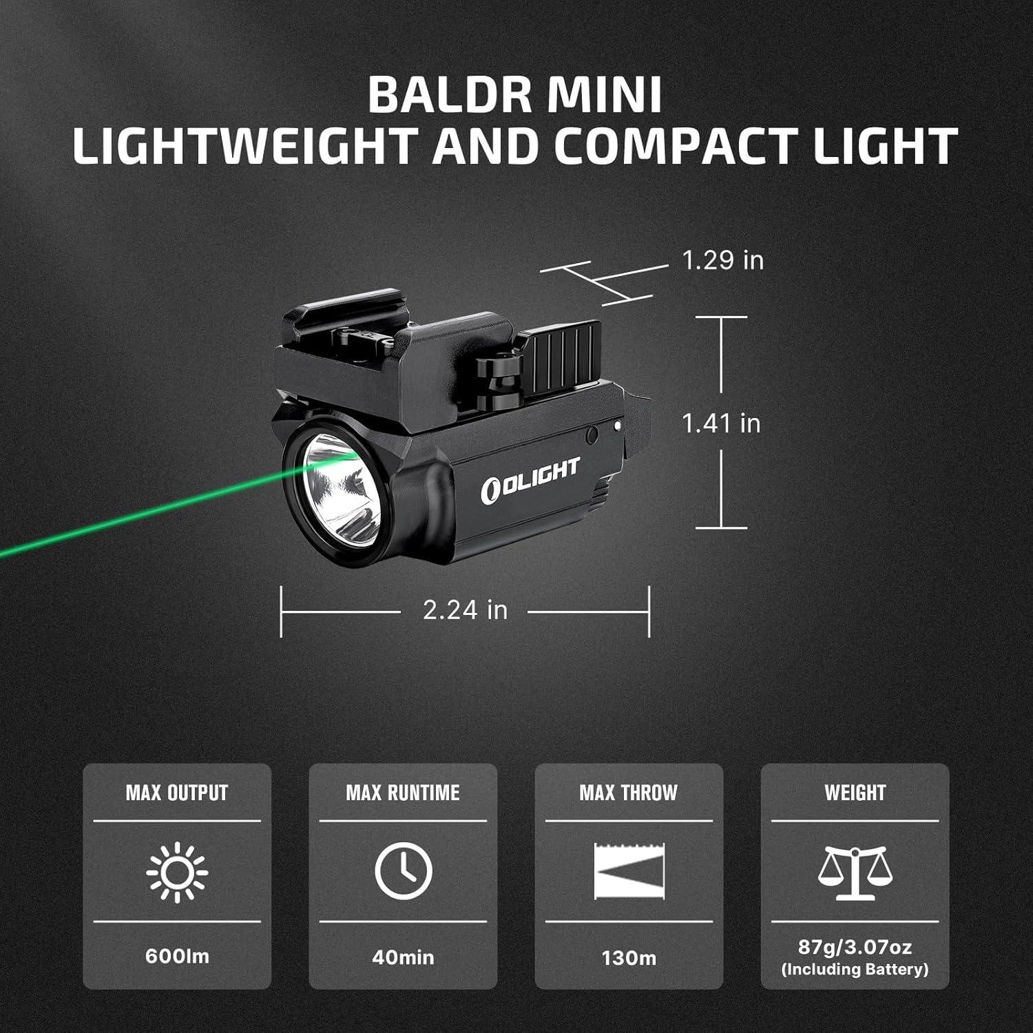 We Test the Baldr Mini: 600 Lumens, Green Laser