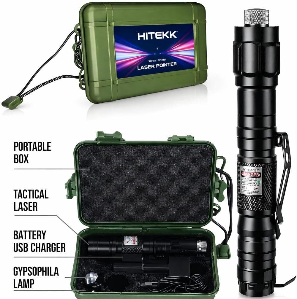 We Test HITEKK's High-Power Green Laser Pointer