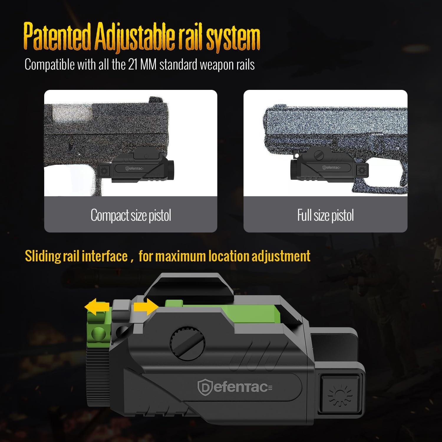 We Test​ DEFENTAC's​ 600-Lumen Pistol Light & Strobe