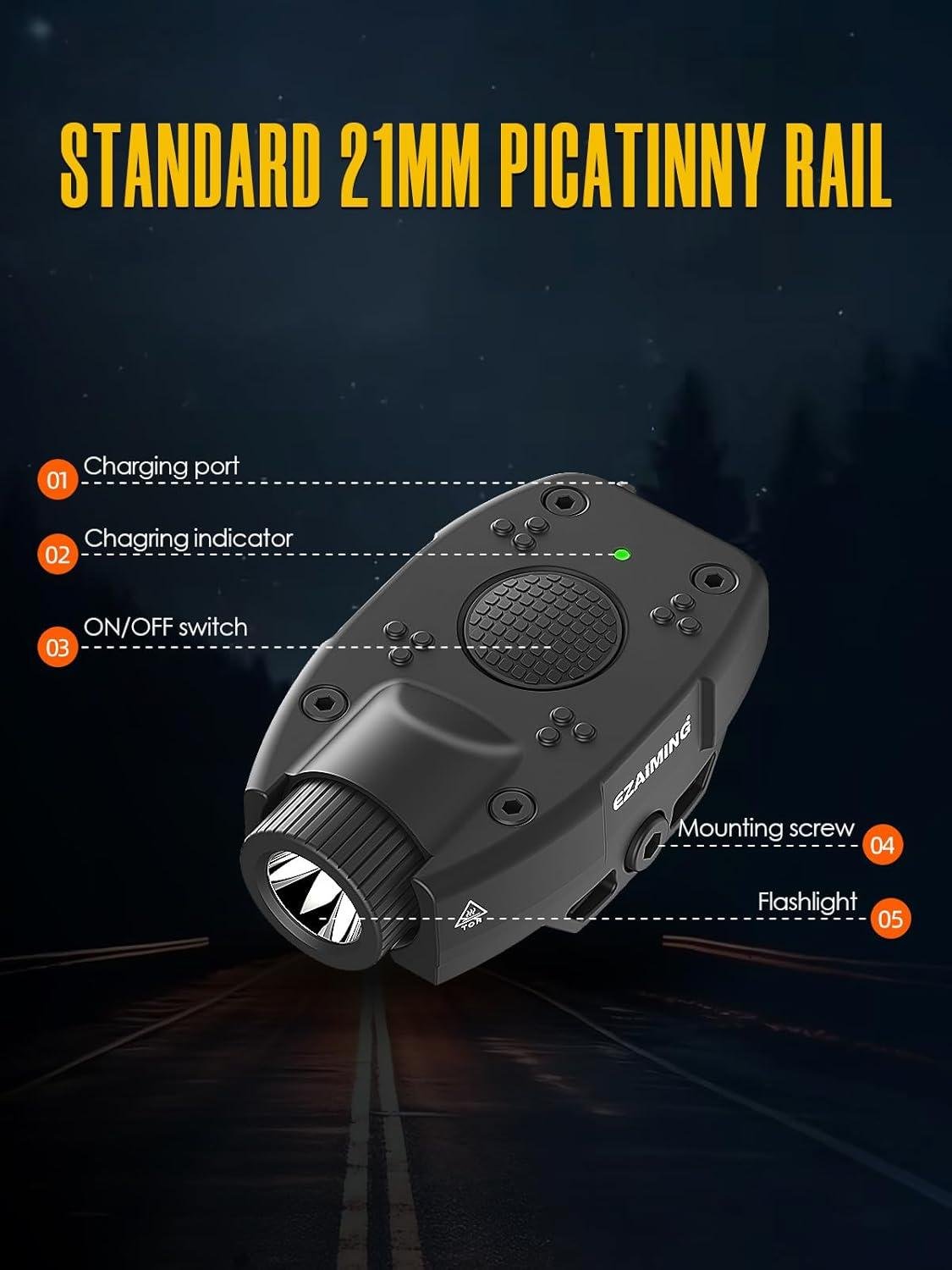 we Test a Tiny Picatinny Rifle and Helmet Light