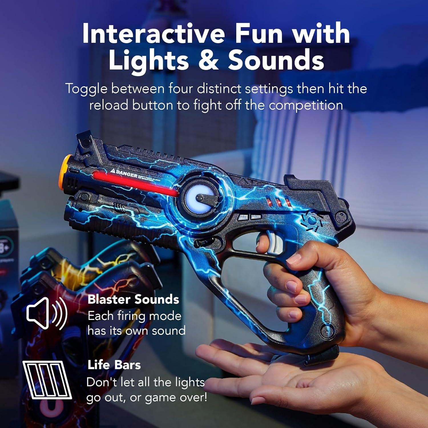 We Review ​a Vest-Free, Rechargeable⁢ Laser Tag set