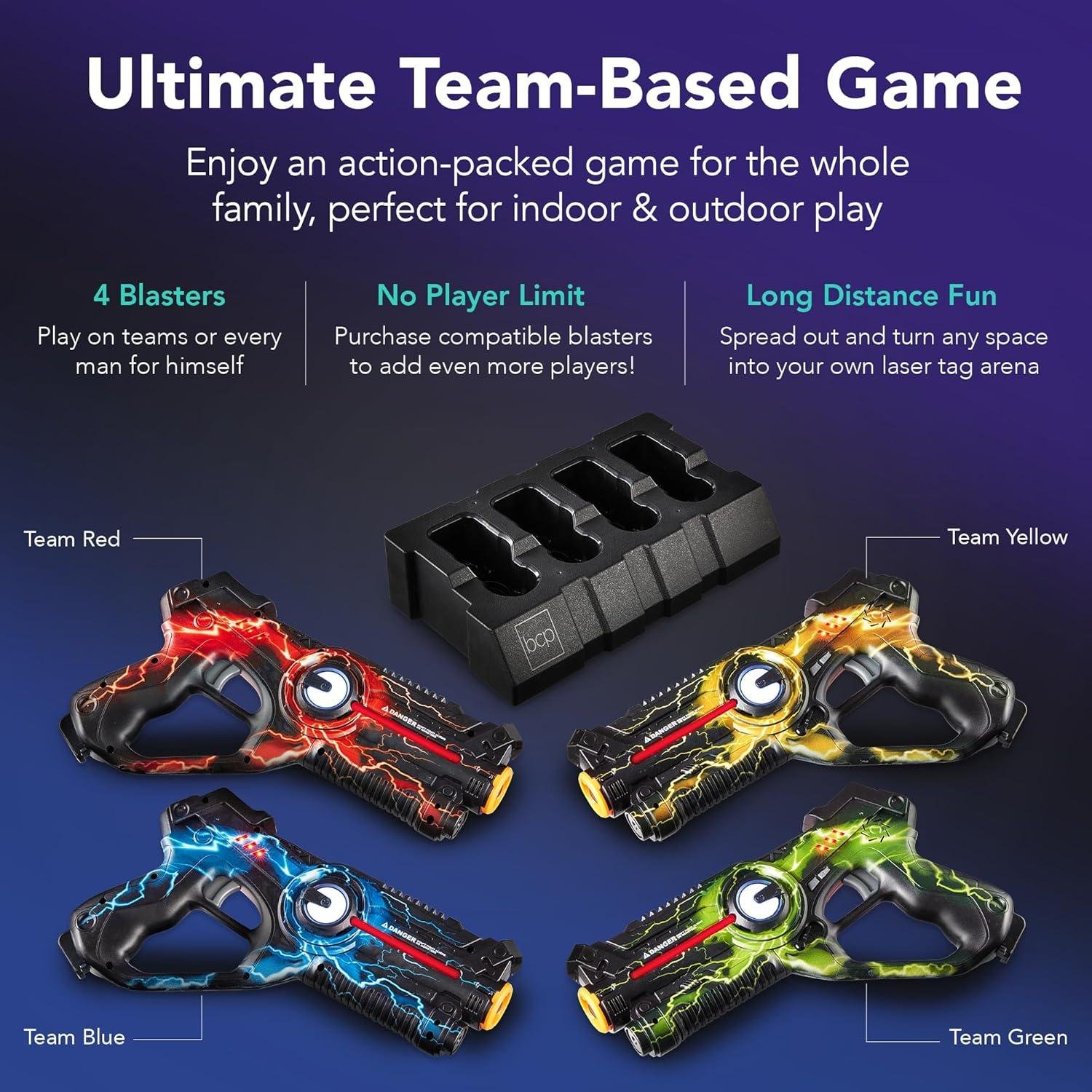 We Review a ⁢Vest-Free, Rechargeable‌ Laser ⁢Tag Set