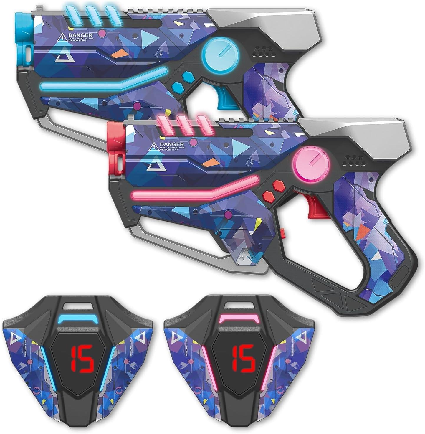 We playtest ⁣a 2-Gun Laser Tag‍ Set‌ for Kids ⁣& Parents