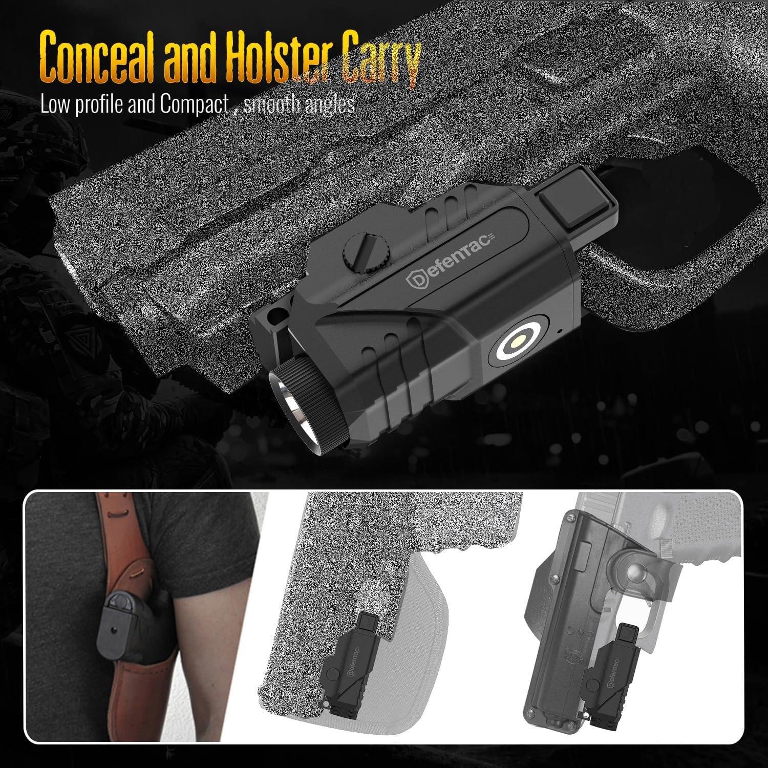 We Test DEFENTAC's 600-Lumen Pistol Light & Strobe