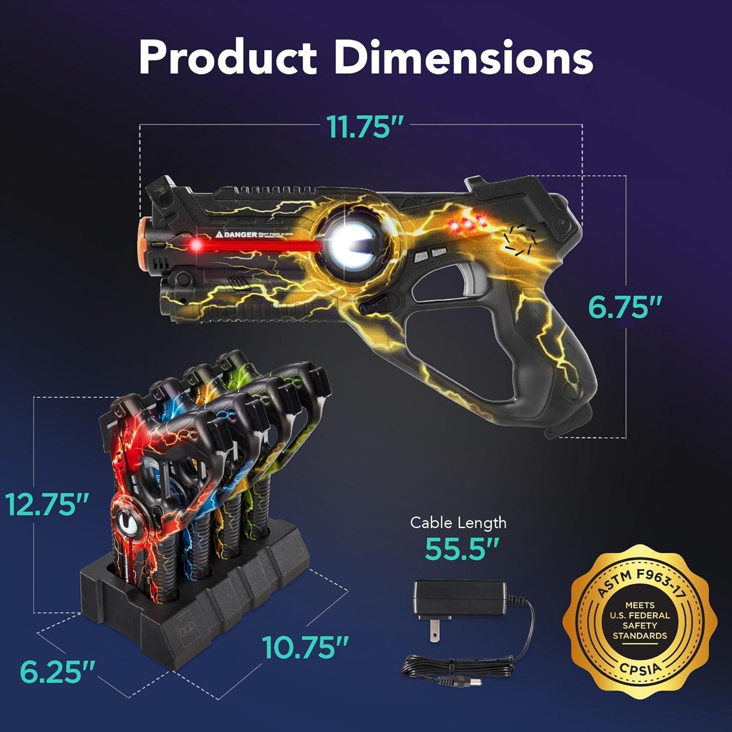 We Review a Vest-Free,‌ rechargeable Laser‌ Tag Set