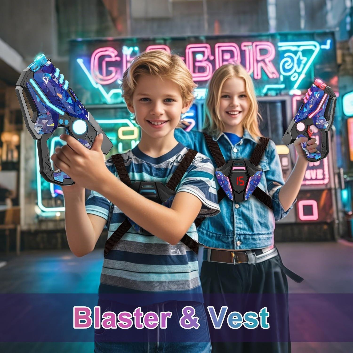 We Playtest a 2-Gun Laser Tag Set‍ for Kids & Parents