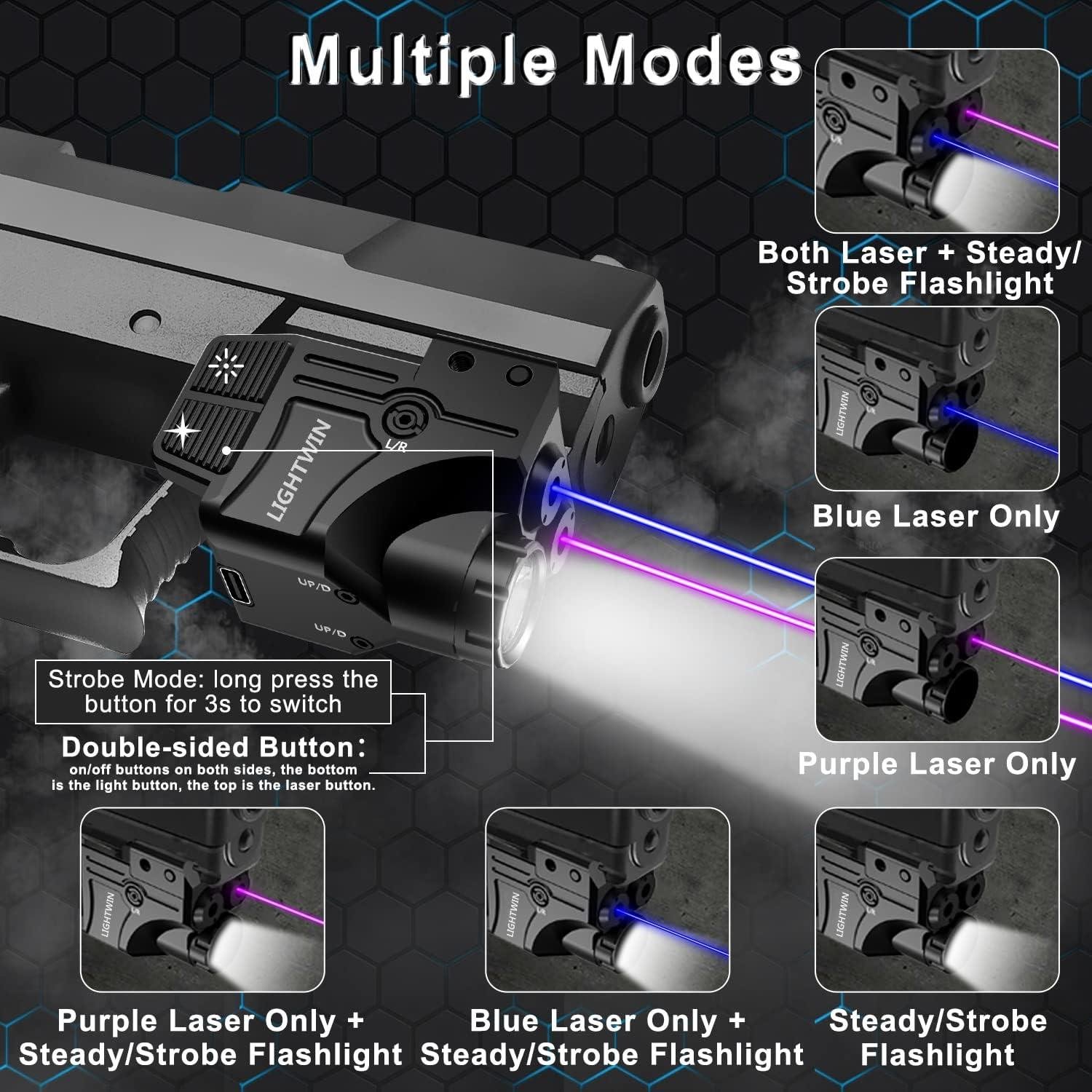 We Light Up the Rail:‍ 3-in-1 pistol Laser Combo Review