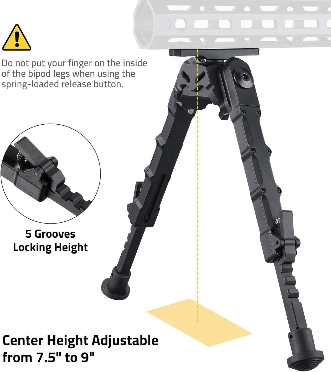 Steady Shots Made Simple: Our CVLIFE Rifle Bipod Review