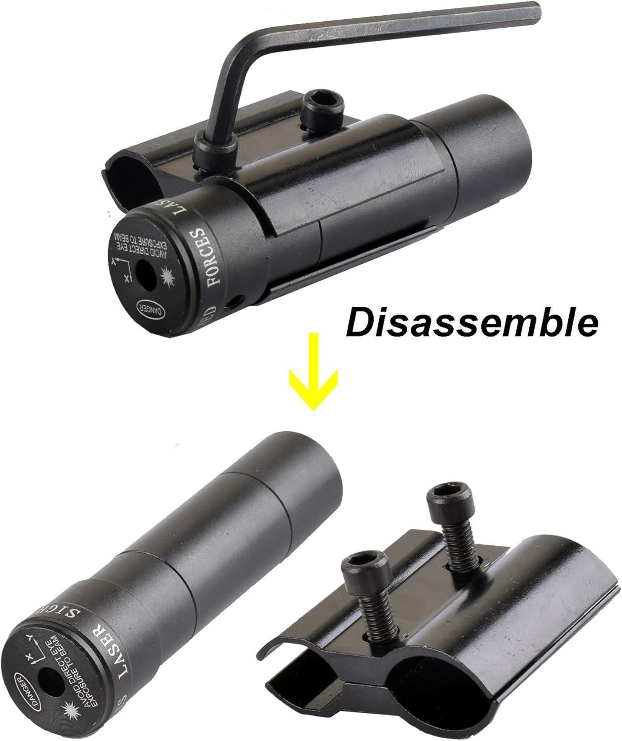 We Put a mini Red Dot​ Laser Clamp-Mount⁤ to work