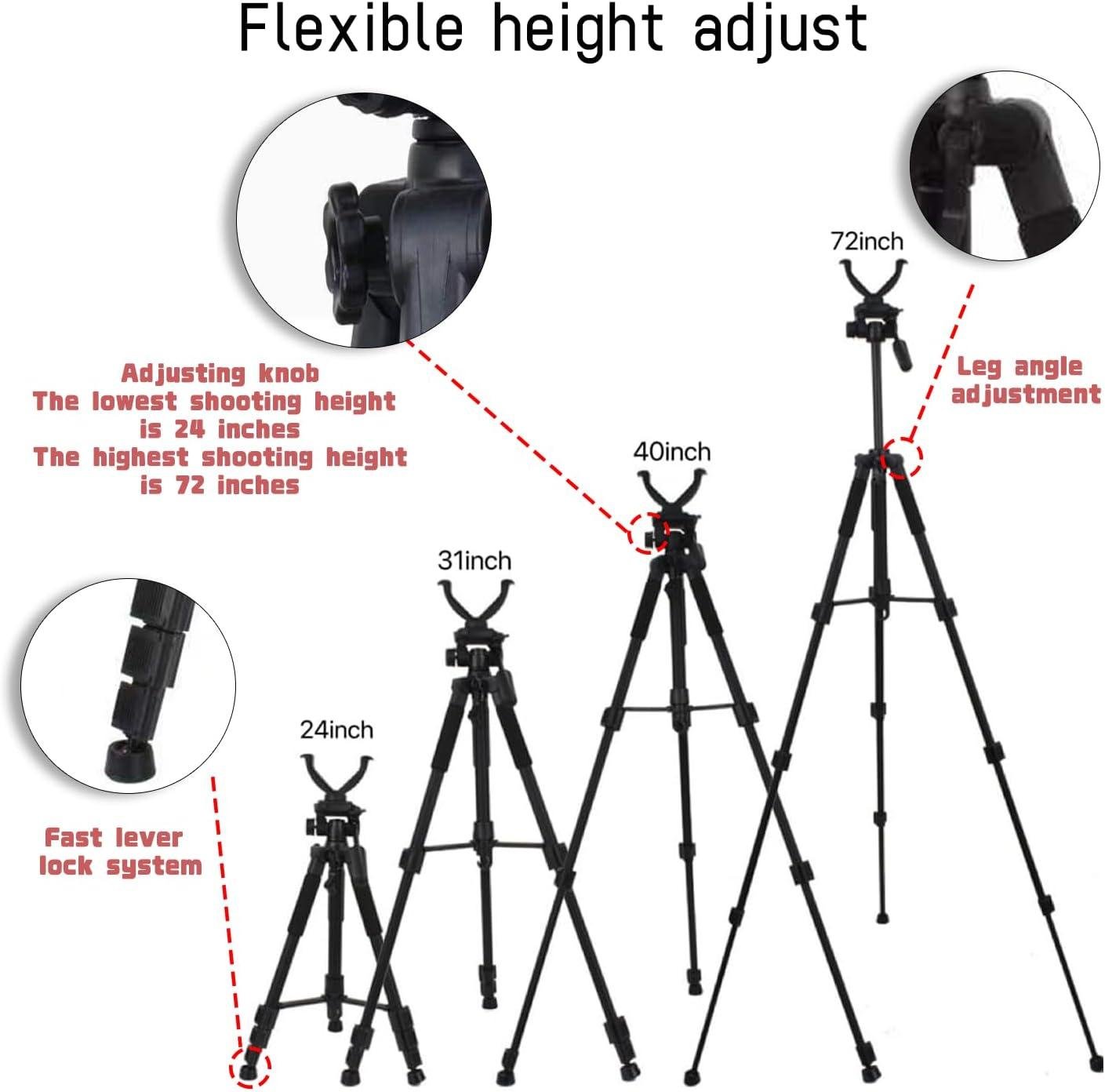 Steady Shots: Our Take ‌on the Versatile Rifle Rest Tripod