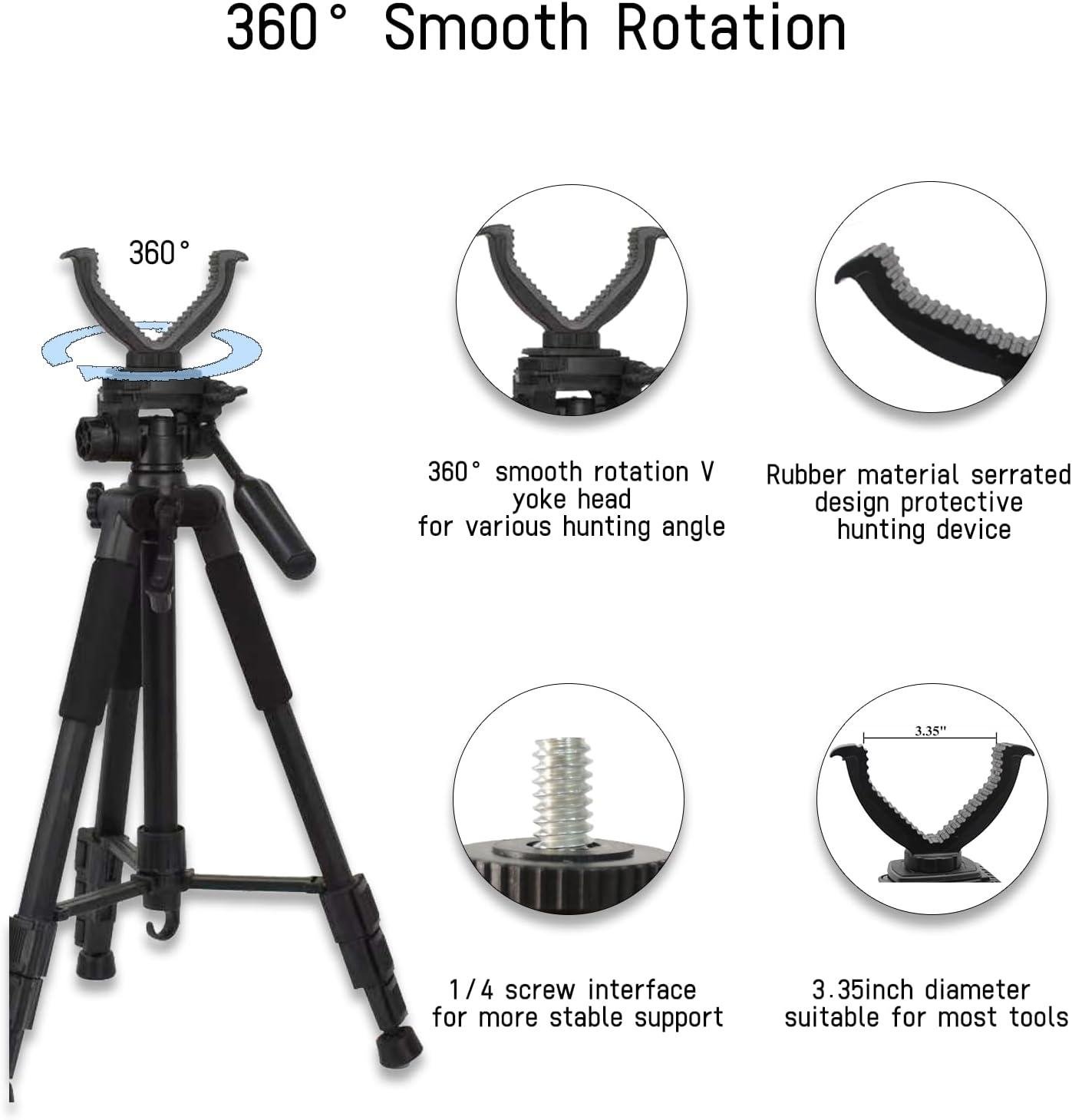 Steady Shots: ⁤Our Take on the Versatile ​Rifle Rest Tripod