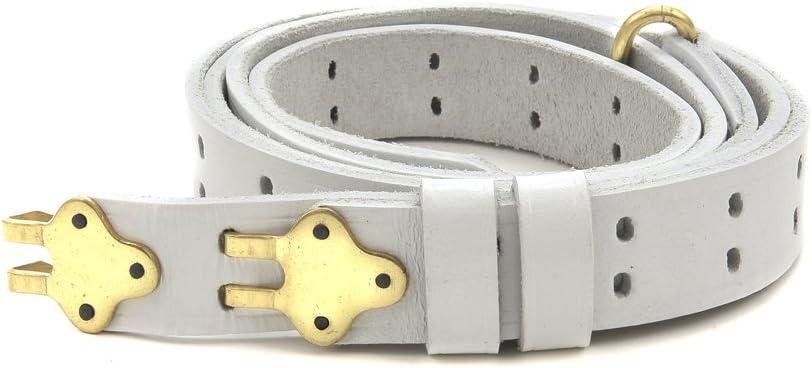 March in Style: Our Take on the White Leather Rifle Sling
