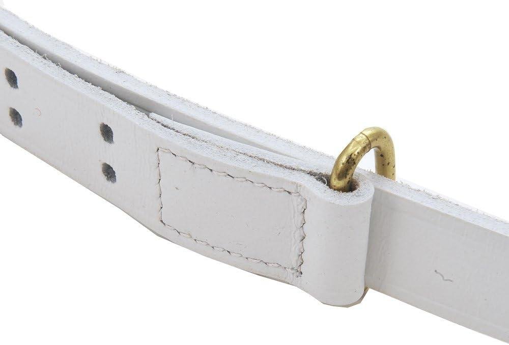 March in Style: Our Take on the White Leather Rifle Sling