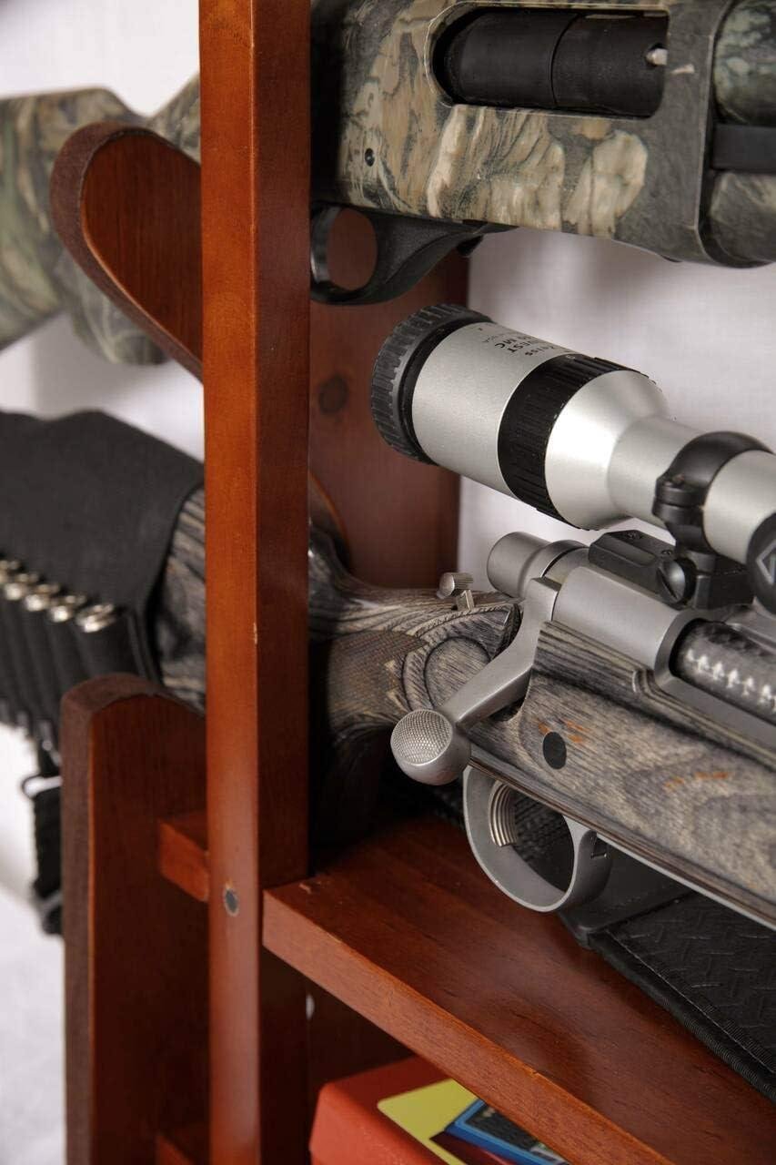 Display & Secure: Our take on the 4 Gun Wall rack