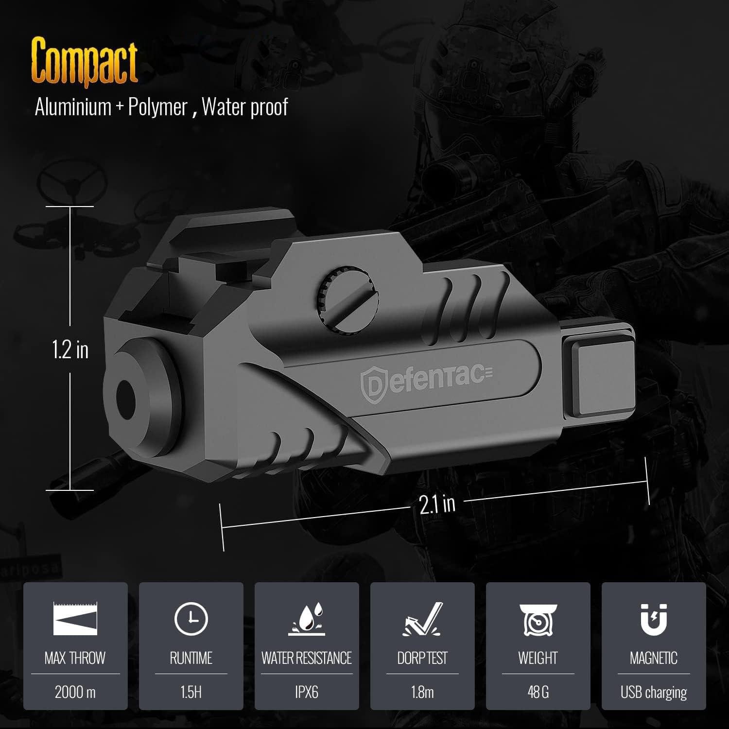 We Test Defentac's Magnetic, Rechargeable ⁣Laser Sight