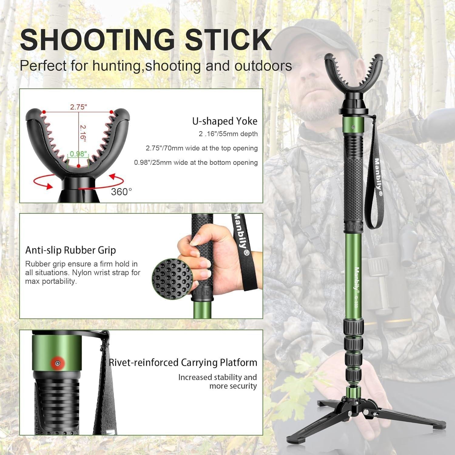 Discovering the Versatile Manbily G-333 Shooting Stick!