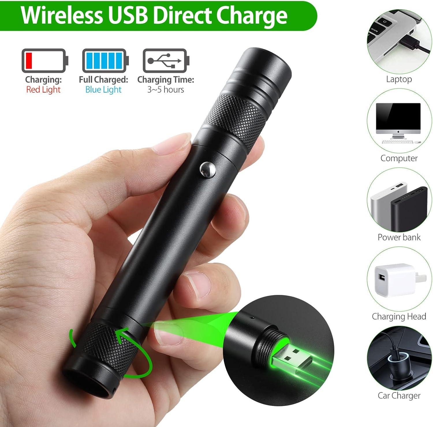 Our Hands-On Review of the USB Green Pattern Flashlight