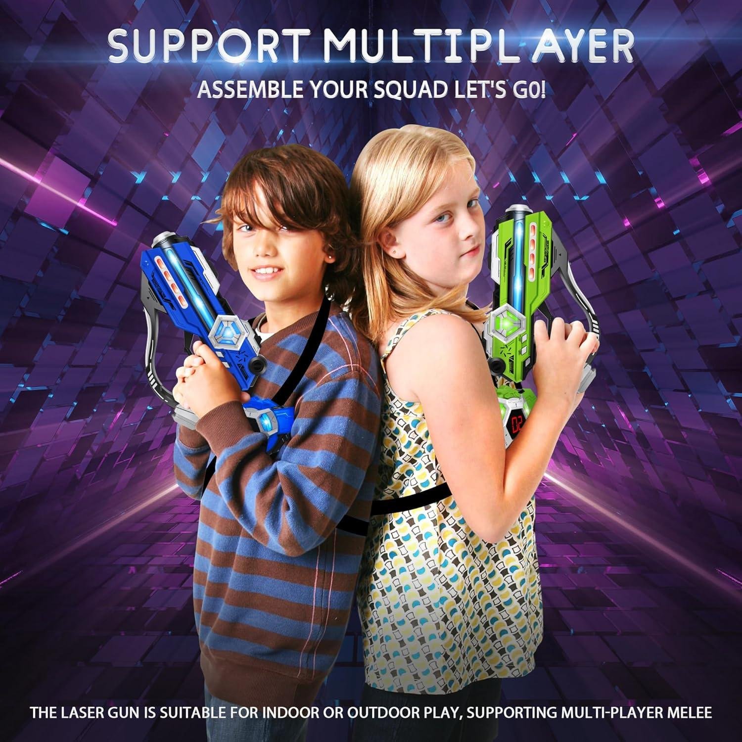 We Review a 4-Gun Laser Tag Set with LED Vests