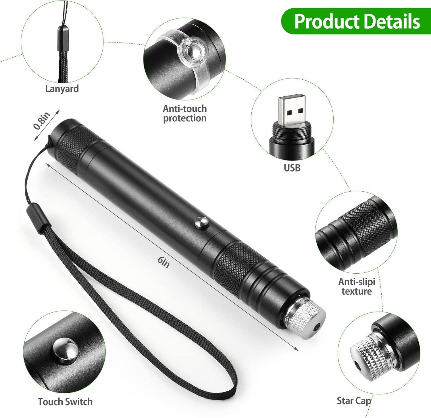 Our Hands-On Review ​of the USB Green Pattern⁢ Flashlight