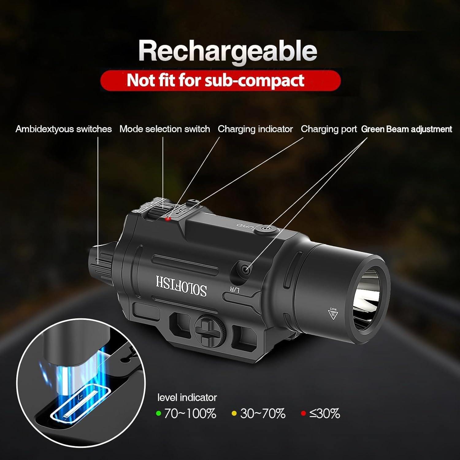We Review the‌ Solofish 1500lm Pistol Light + Green Beam